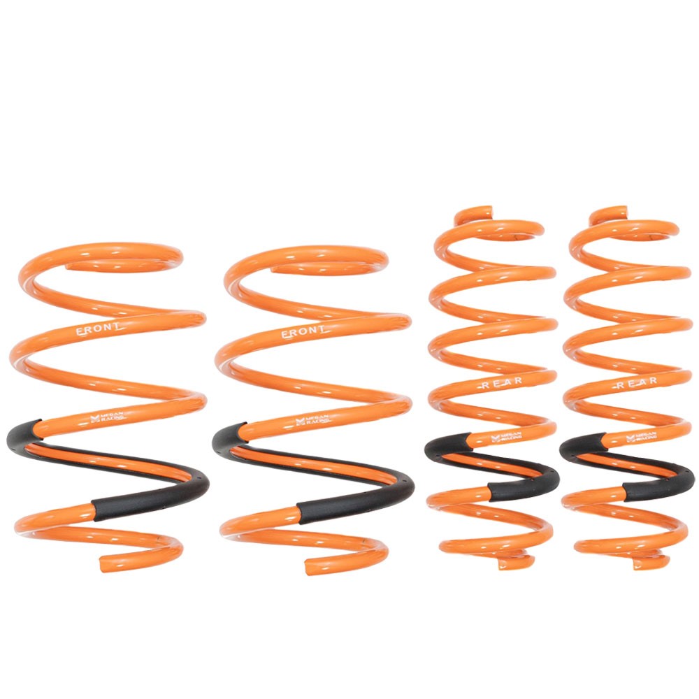 MR-LS-TCA25 Megan 4PCs Orange Street-Version Lowering Springs Kit For 25+ Toyota Camry XV80