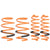 MR-LS-TCA25 Megan 4PCs Orange Street-Version Lowering Springs Kit For 25+ Toyota Camry XV80