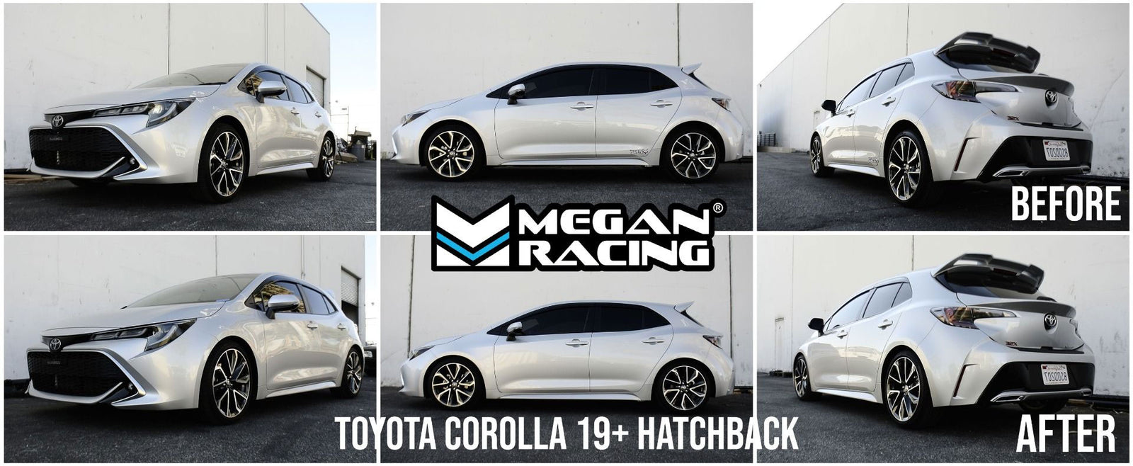 Megan Street Lowering Springs Kit For 19+ Corolla Hatchback E210/23+ GR Corolla