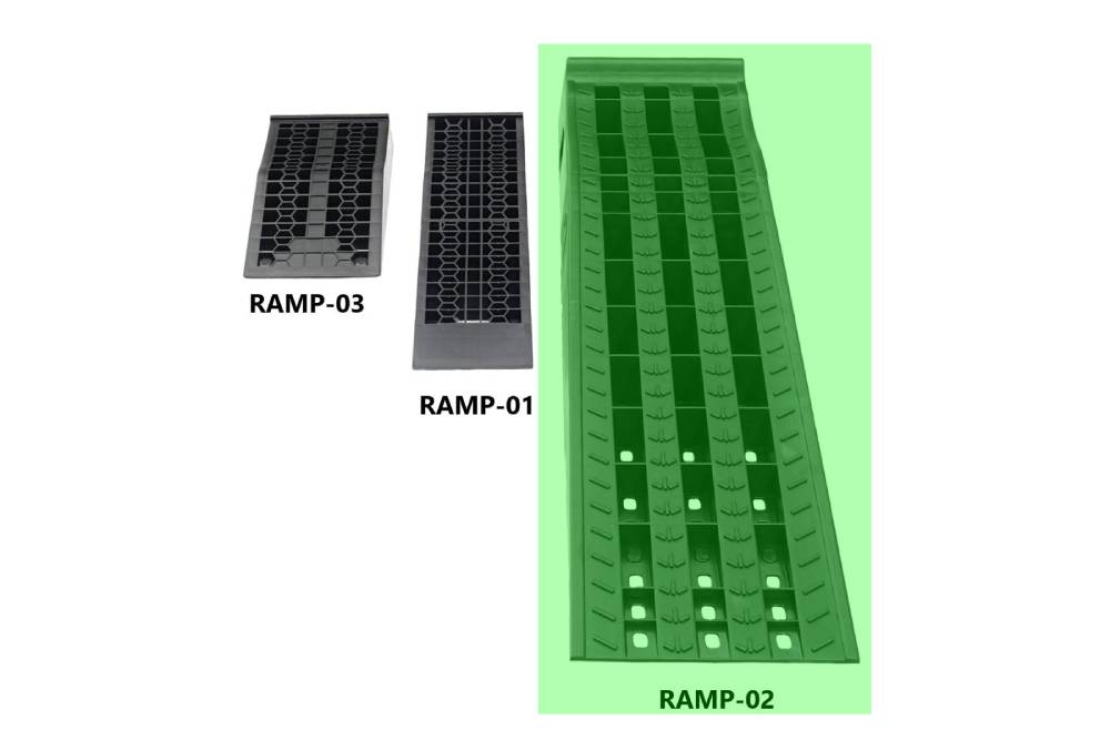 Megan 2PC Composite High Profile Drive-On Car Vehicle Ramp Lifting GVW 16000LB