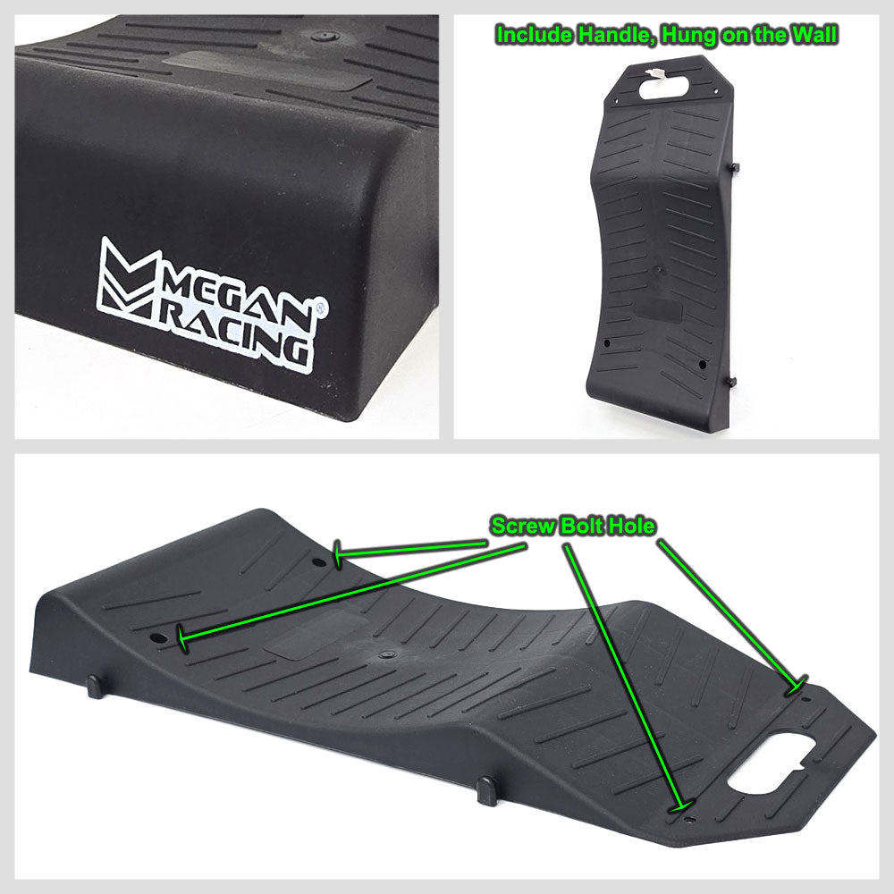 MR-RAMP-04-X2 Megan 2x Low Profile Drive-On Vehicle Wheel Ramp Stopper 2.5Tons 19.5"x8"