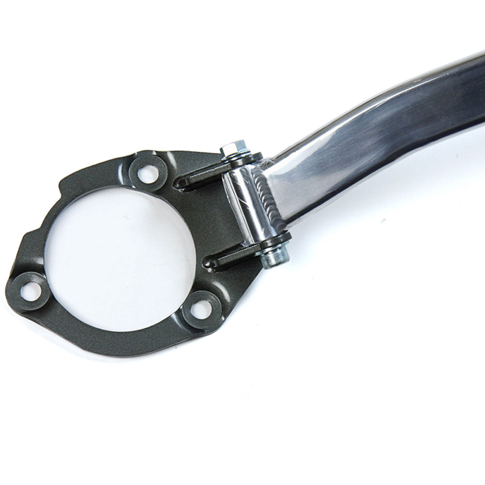 Megan Front/Rear Upper Polish Tower Brace Strut Bar For 82-91 BMW E30 3-Series MR-SB-E30FU-1P MR-SB-E30RU-1P