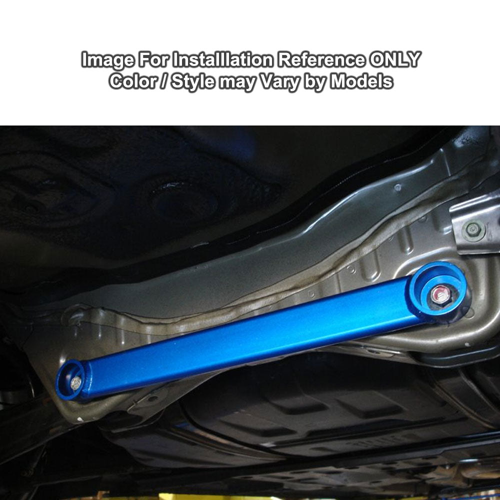 Megan Racing Rear Lower Silver Race Spec Strut Bar For 06-11 Honda Civic MR-SB-HC06RL-S
