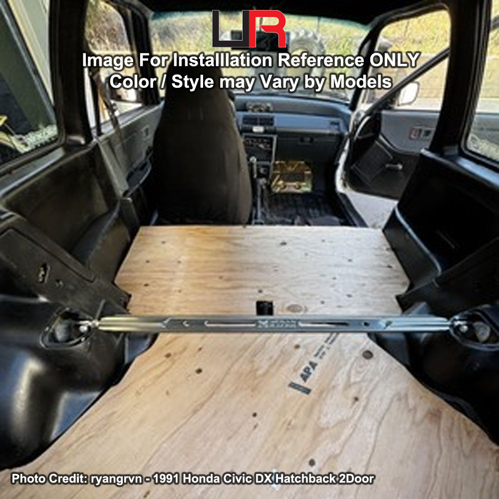 Megan Polish Front & Rear Up Strut Tower Bar 90-01 Integra/88-00 Civic MR-SB-HC8800FU-P MR-SB-HC88RU-P