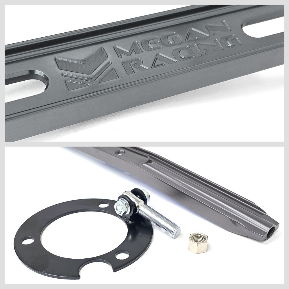 Megan Racing Gunmetal Front&Rear Upper Strut Tower Brace Bar For 95-99 Eclipse