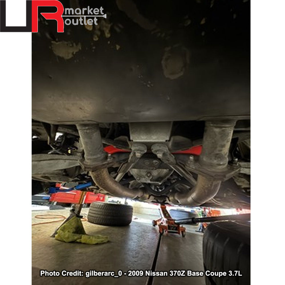 Megan Red Race Spec Rear Lower Strut Brace Bar 09-20 Nissan 370Z Z34 MR-SB-NZ34RL-R
