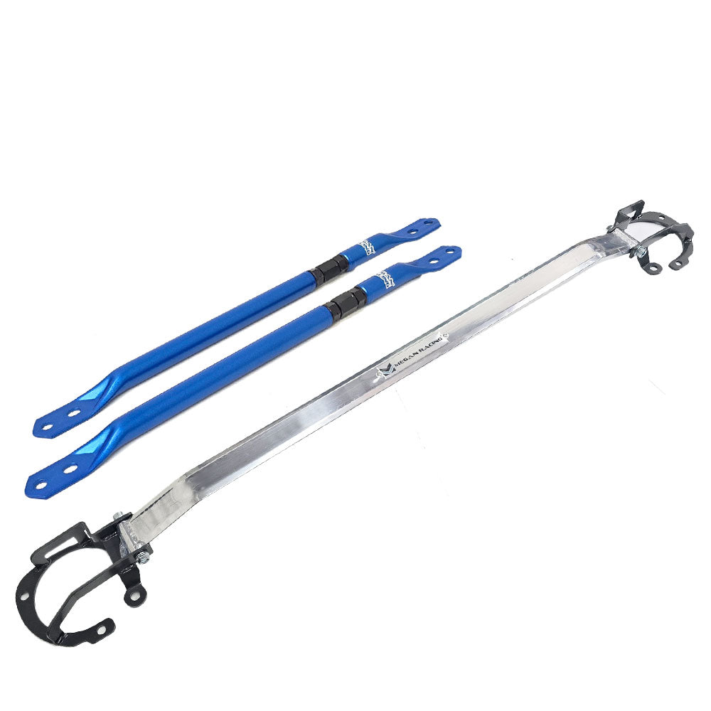 MR-SB-SFR12FU-1P+SC-06FU Megan FrontUp Strut Bar+Firewall Stay Strut Support Brace For GEN2 22+ BRZ/GR86