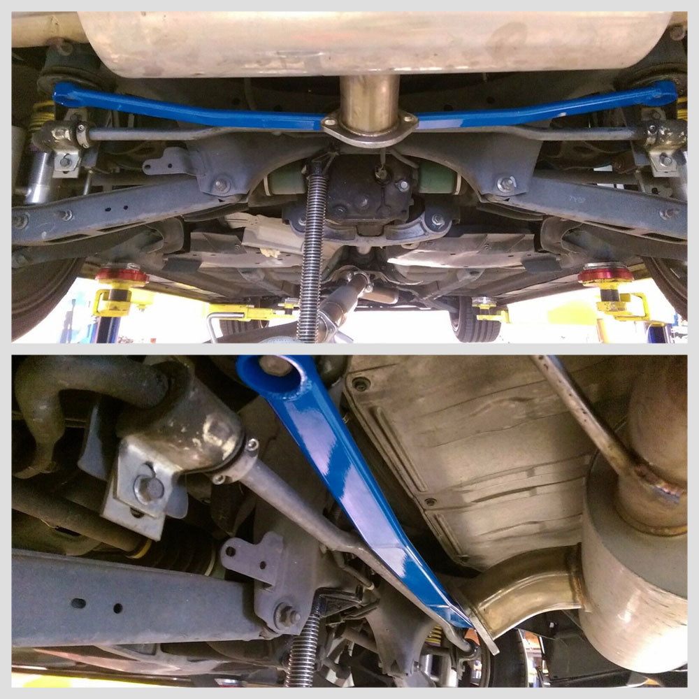 Megan Front & Rear Upper Rear Lower Strut Tower Bar 08-14 Subaru WRX/STI MR-SB-SI08FU1P MR-SB-SI08RU1P MR-SB-SI08RL-R