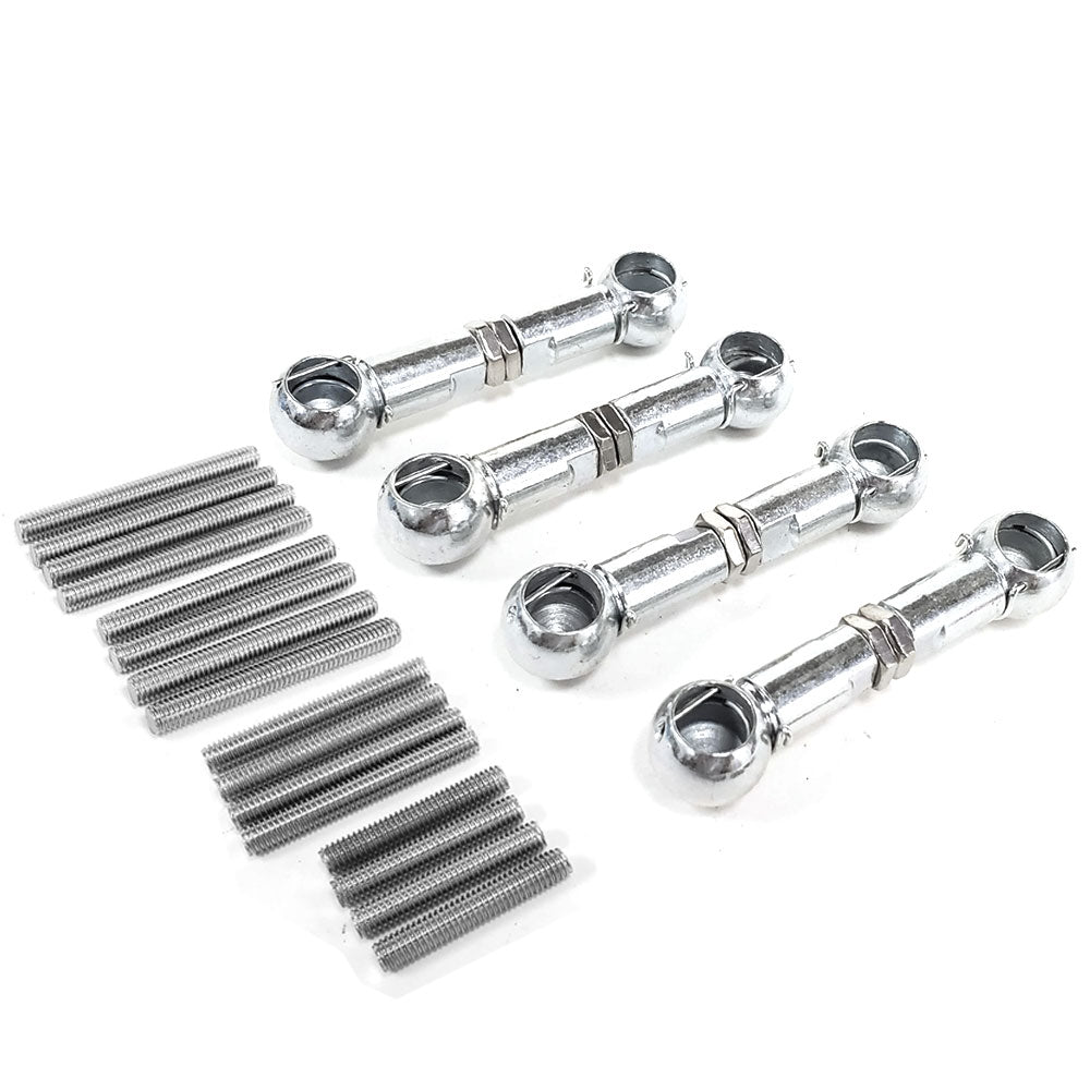 Megan Racing Front Rear Silver Lowering Link Kit MRC-BM-0401