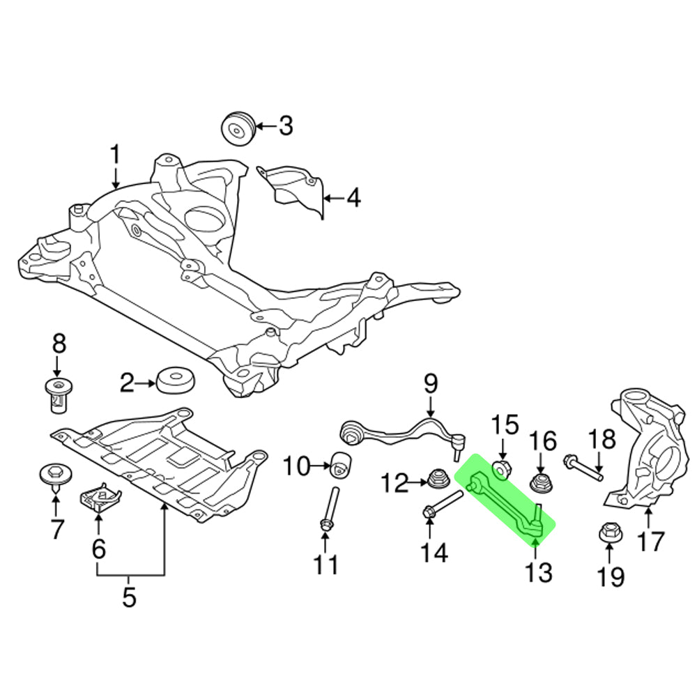 Megan MRC-BM-0524 Front Lower Camber Kit M2 F87/M3 F80 G80/M4 F82 G82