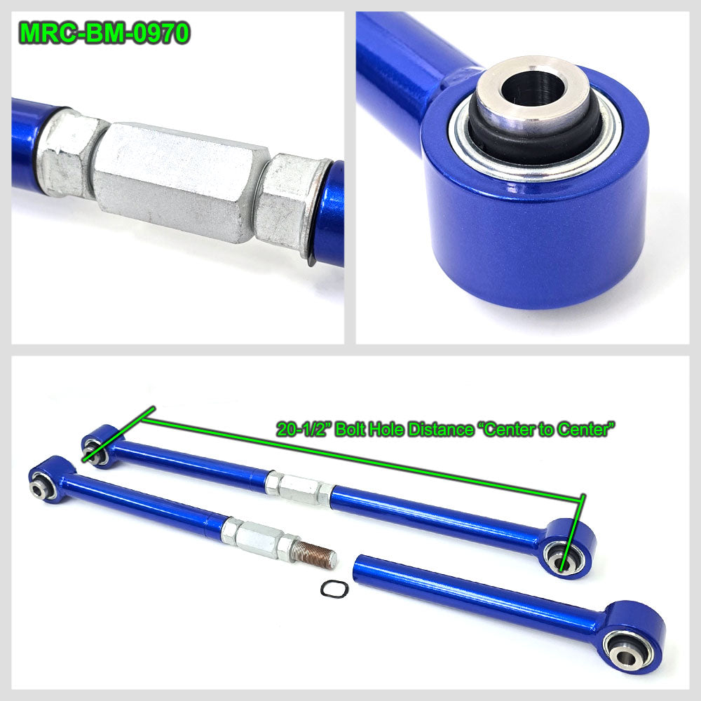 MRC-BM-0921+0610 Megan 4PC Rear Upper Camber & Toe Arm Kit For 24+ BMW X2 U10
