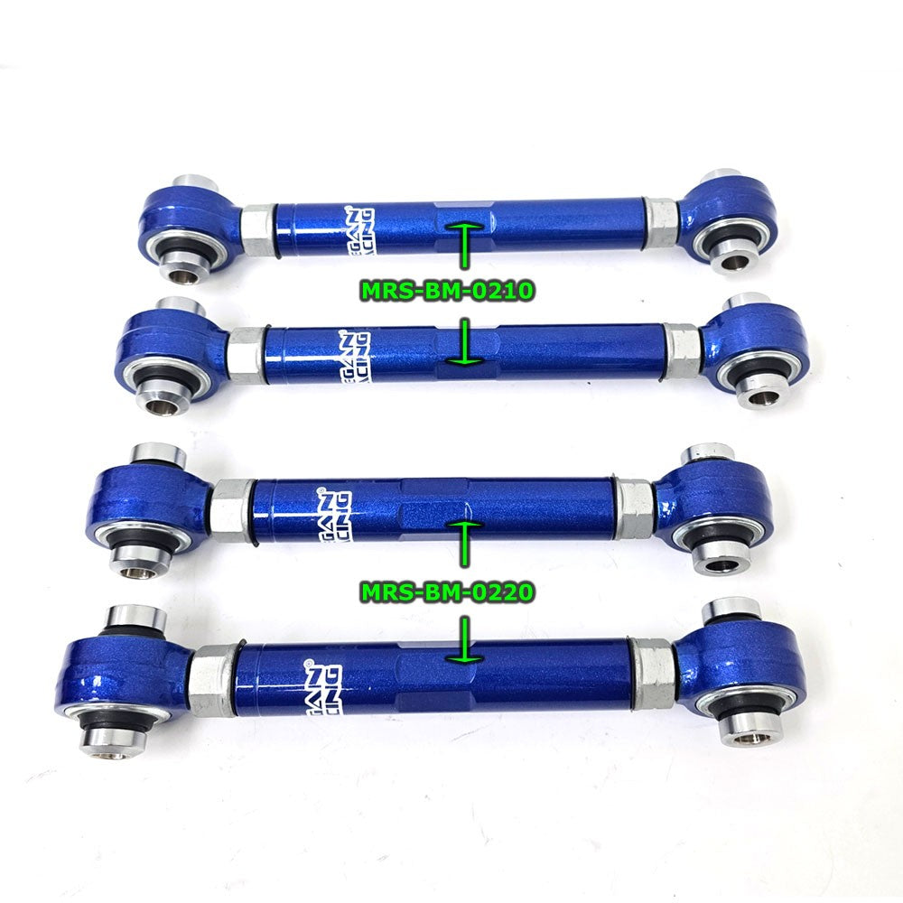 MRS-BM-0210+MRS-BM-0220 Megan Rear Camber +Trailing Arm (PB) For BMW 1/3-Series E82/E88/E90/E91/E92/E93