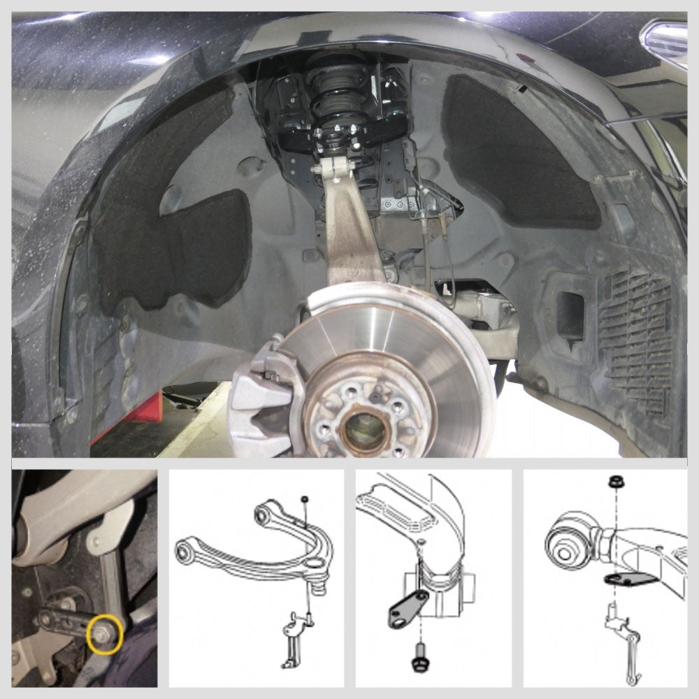 Megan Front Upper Camber Arm Kit For 18-24 5-Series G30/17-24 6-SeriesGT G32