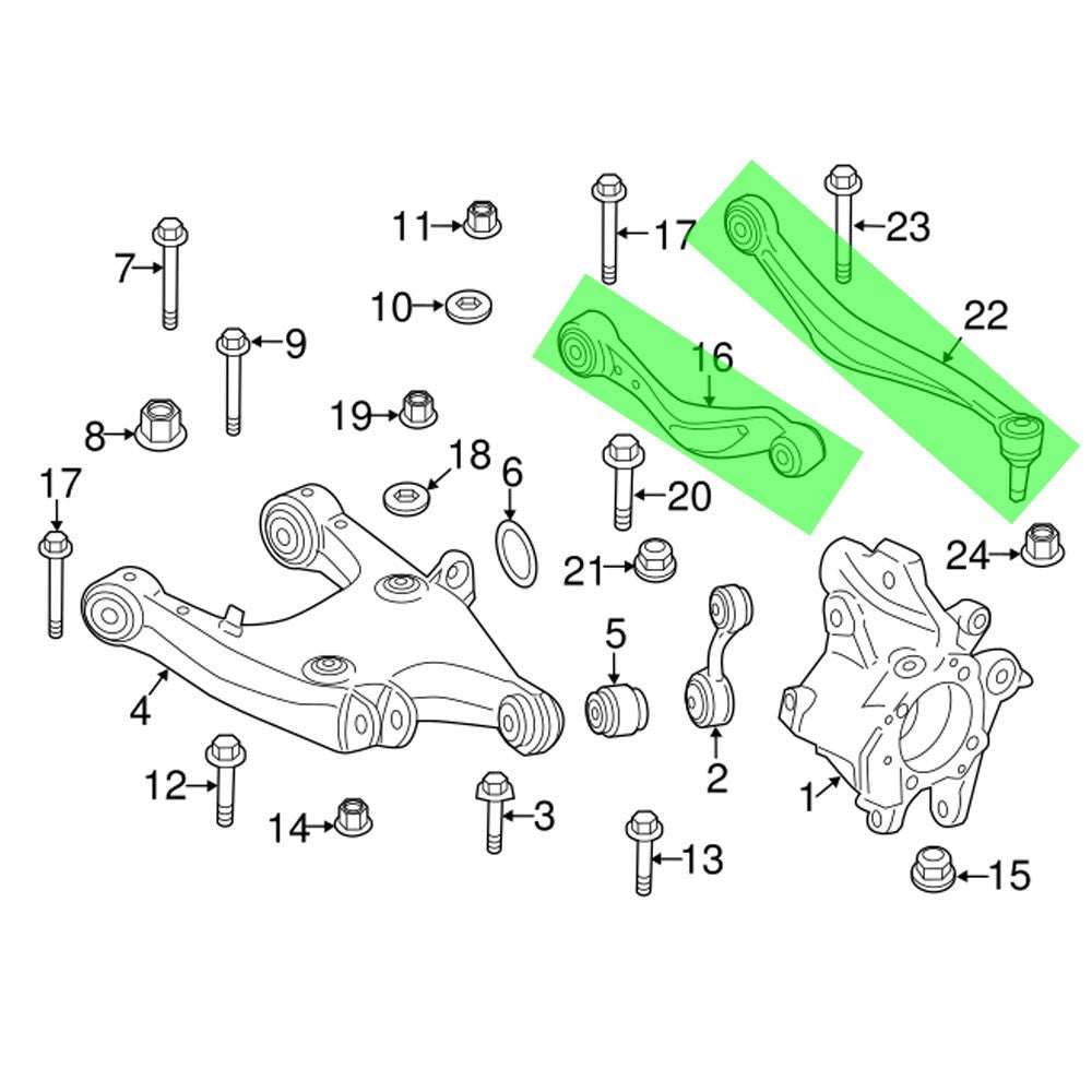 Megan Rear Upper Camber+Rear Lower Toe Arm MRS-BM-0721, MRS-BM-0770 MRS-BM-0721+0770