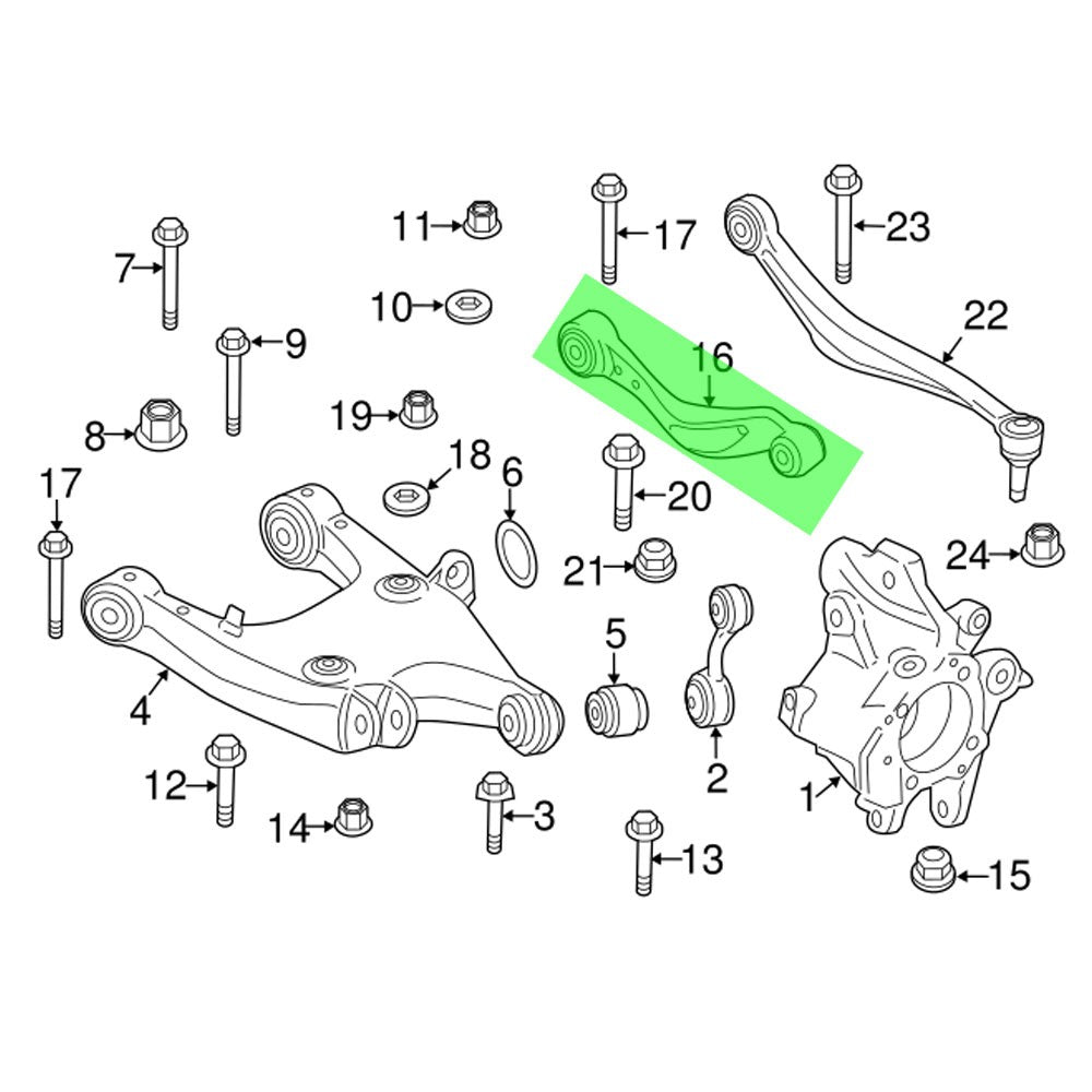 Megan Rear Upper Camber Kit MRS-BM-0721 MRS-BM-0721