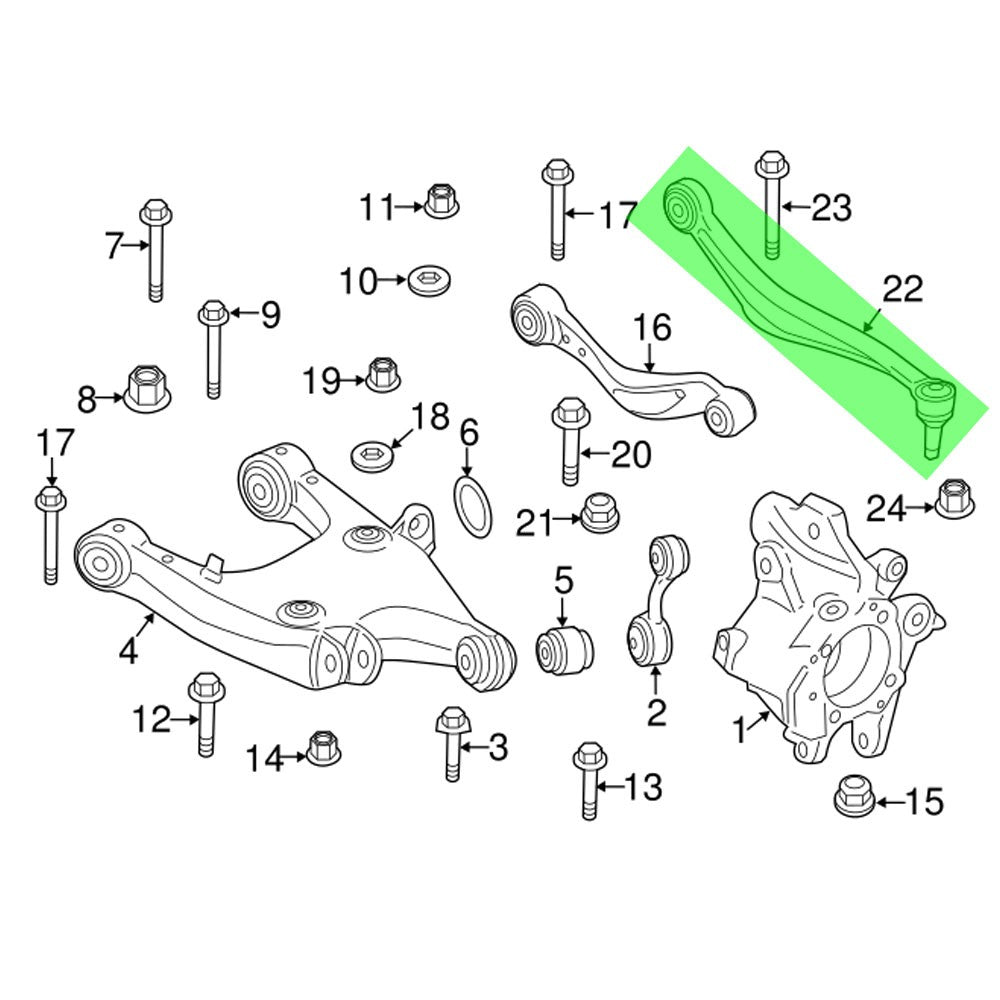 Megan Rear Lower Toe Arm MRS-BM-0770 MRS-BM-0770