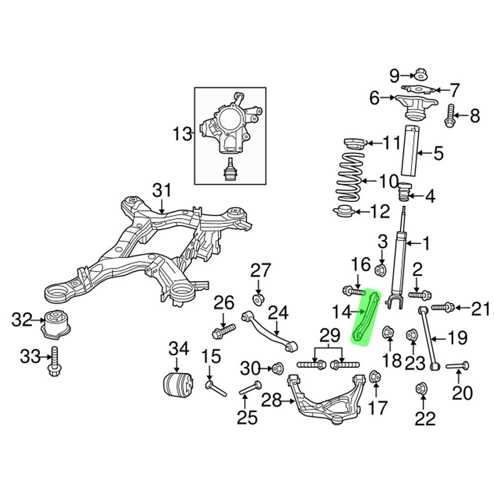 Megan Rear Upper Camber Control Arm MRS-DG-0520 MRS-DG-0520