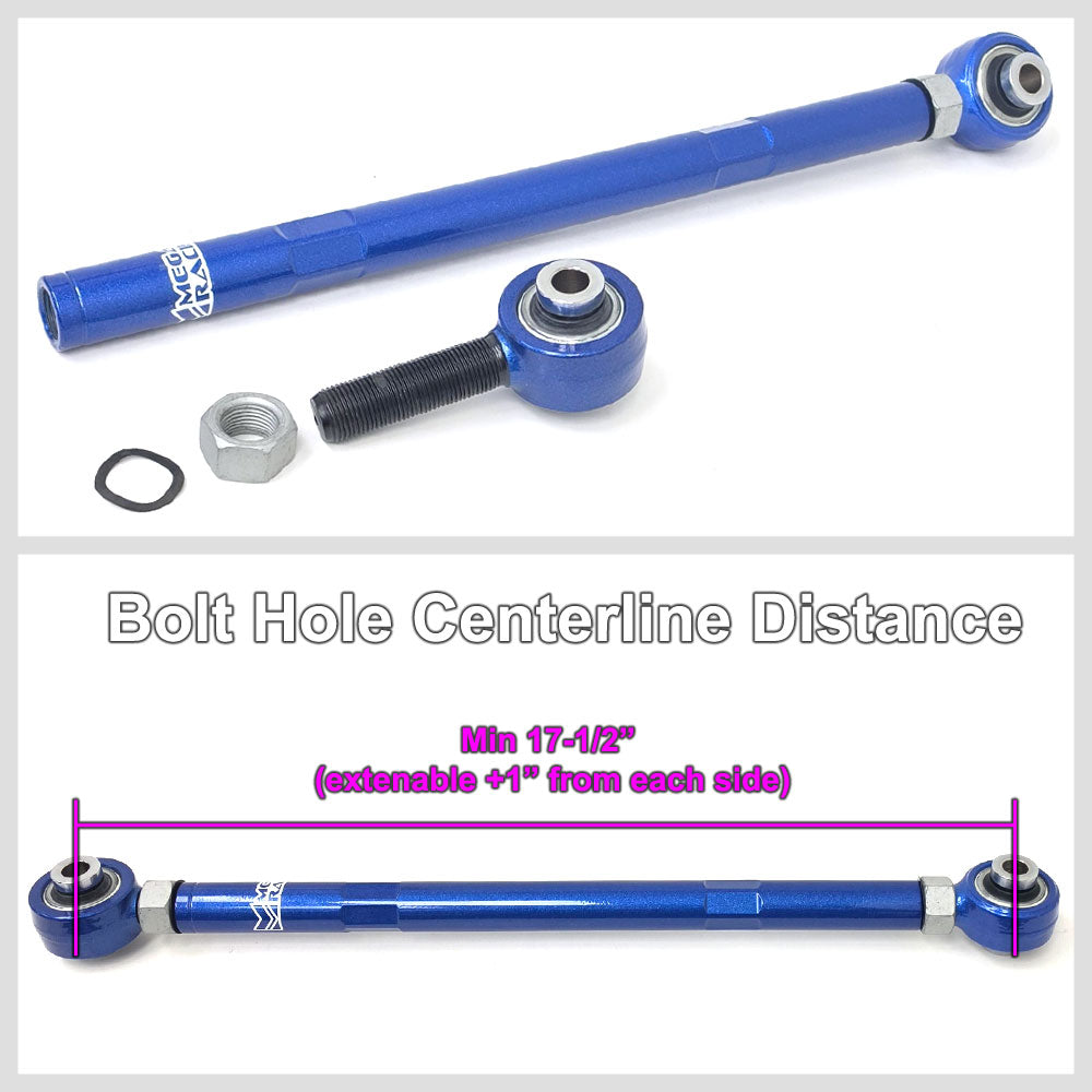 Megan Blue Rear Toe Control Arm Bar Pillowball For 16-24 Chevrolet Camaro