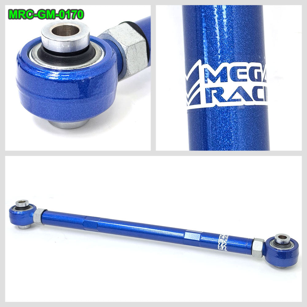 Megan 8x Blue Rear Camber & Toe Control Arm & Traction Rod Bar Pillowball For 16-24 Chevrolet Camaro
