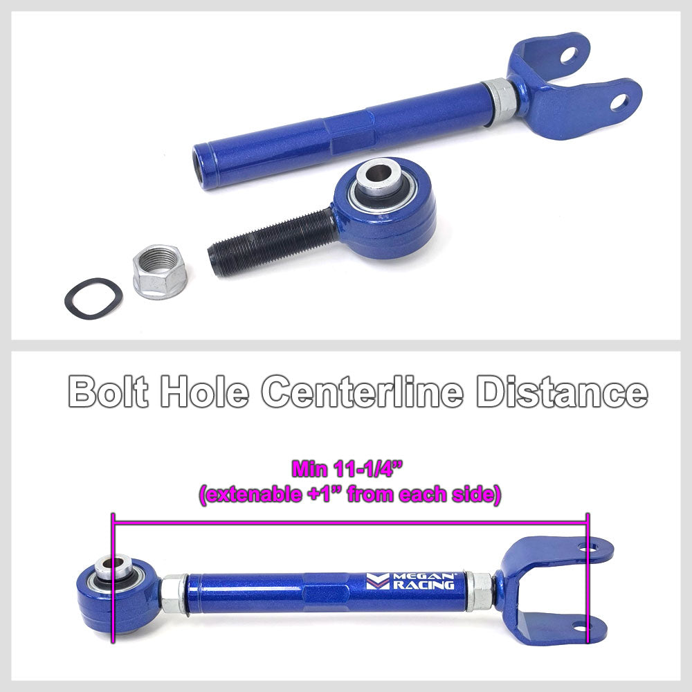 Megan Blue Rear "Lower or Upper" Traction Rod Bar Pillowball For 16-24 Chevrolet Camaro