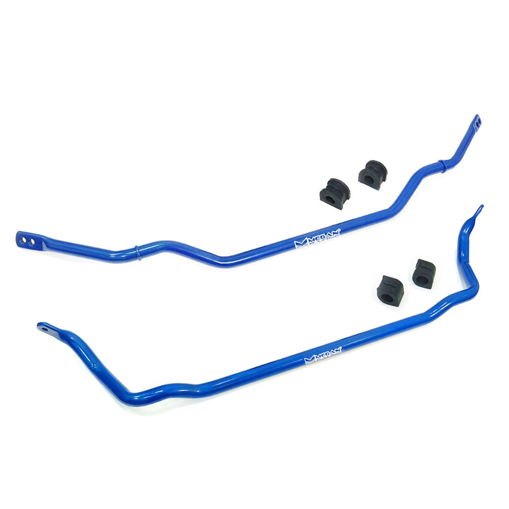 MRS-GM-0291-25+0290-32 Megan Blue [Front &amp; Rear] Sway Bar+Bushing For 97-04 / 05-13 Corvette C5 C6