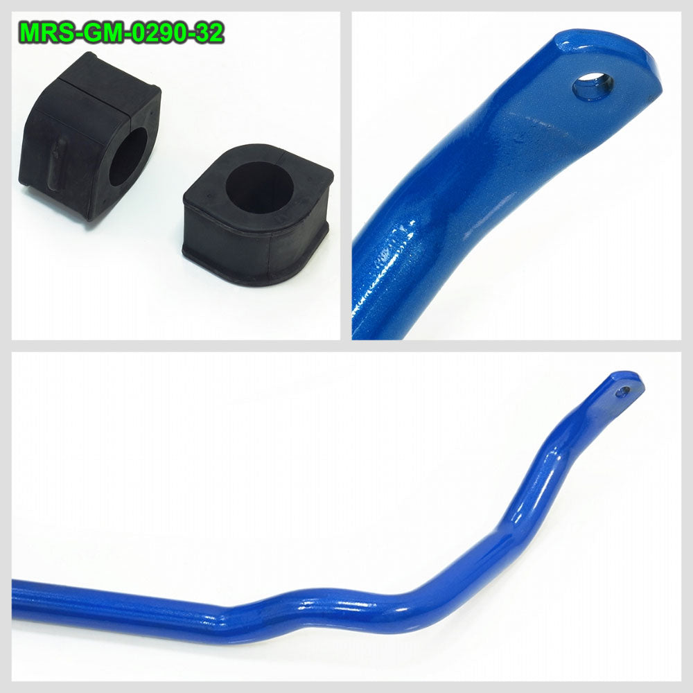 MRS-GM-0291-25+0290-32 Megan Blue [Front & Rear] Sway Bar+Bushing For 97-04 / 05-13 Corvette C5 C6