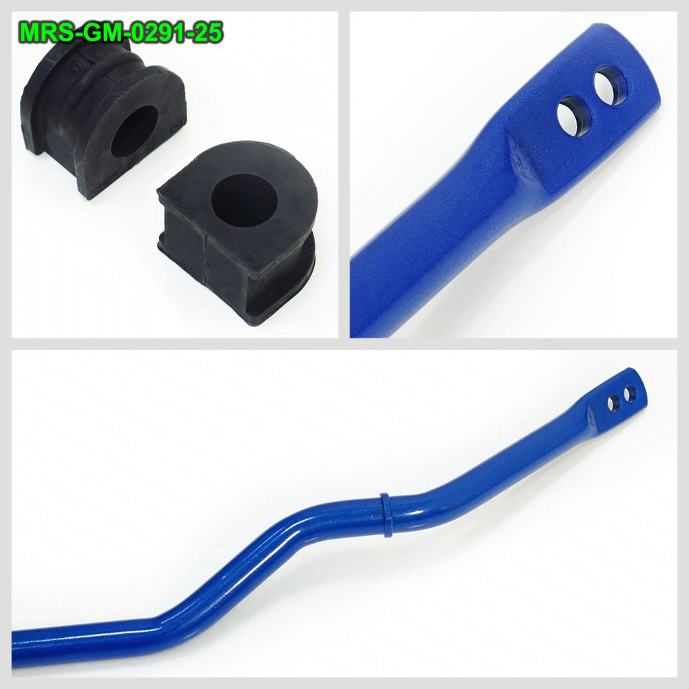 MRS-GM-0291-25+0290-32 Megan Blue [Front & Rear] Sway Bar+Bushing For 97-04 / 05-13 Corvette C5 C6