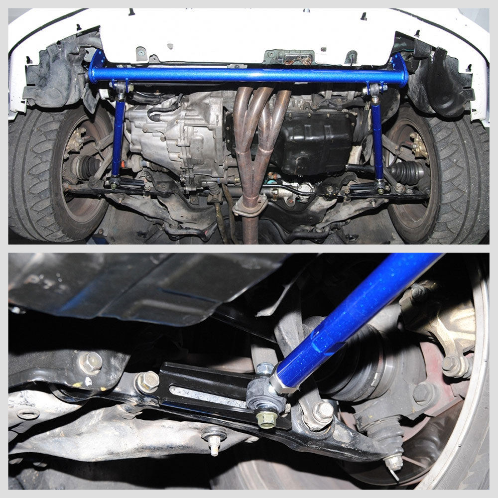 Megan Blue Steel Front Traction Bar For 94-01 Integra DC2 / 92-00 Civic EG EK