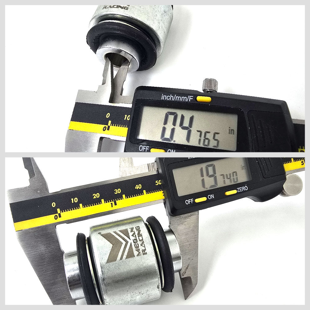 Megan Silver Rear Lower Control Arm Bushings Pillow Ball MRS-HA-0603