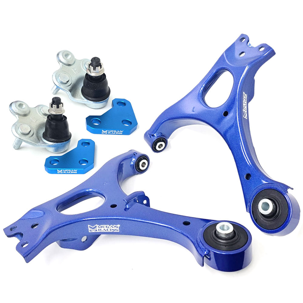 MRS-HA-0624+0650 Megan Front Lower Control Arm & Roll Center Adjuster For 06-11 Civic FD FA FG