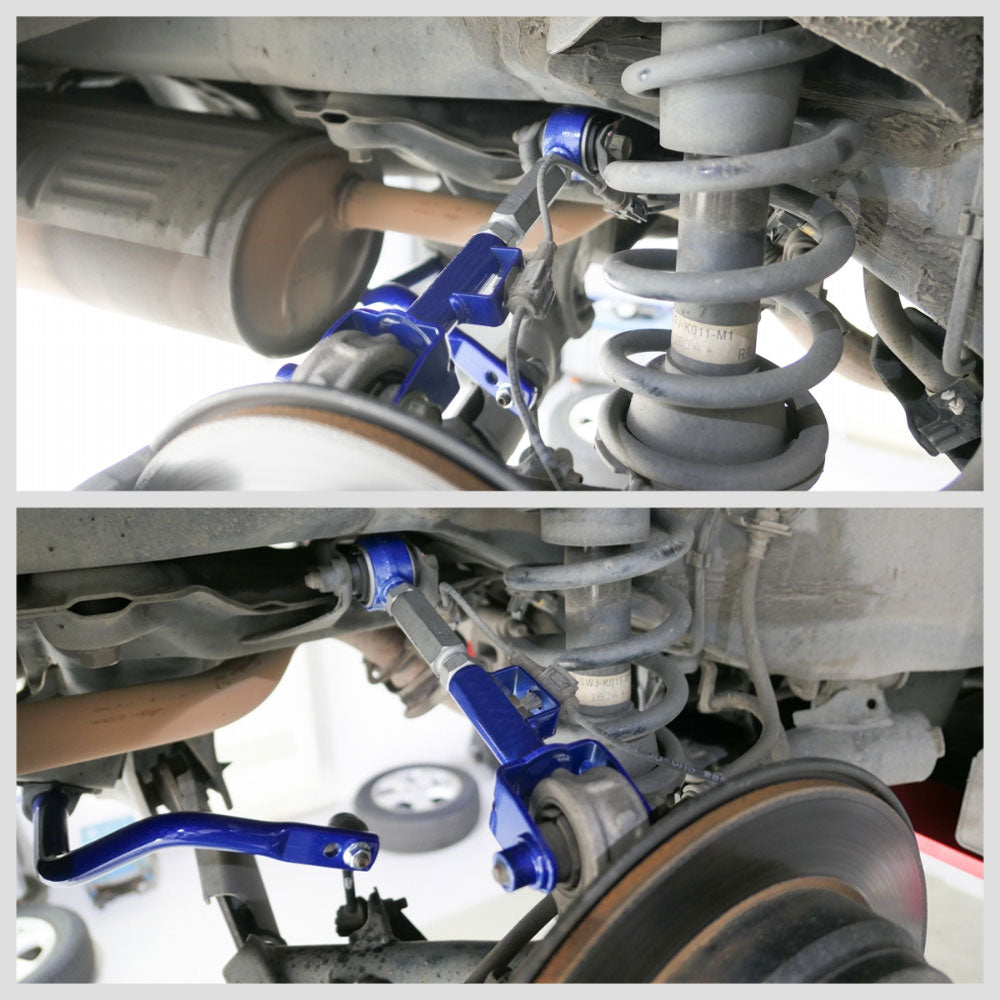 Megan Racing Blue Rear Upper Camber Control Arm Alignment Kit For 07-11 CR-V MRS-HA-0811