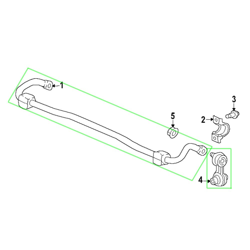 Megan Rear Sway Bar + End Link (Harden Rubber) 23+ Integra Type-S/Civic Type-R