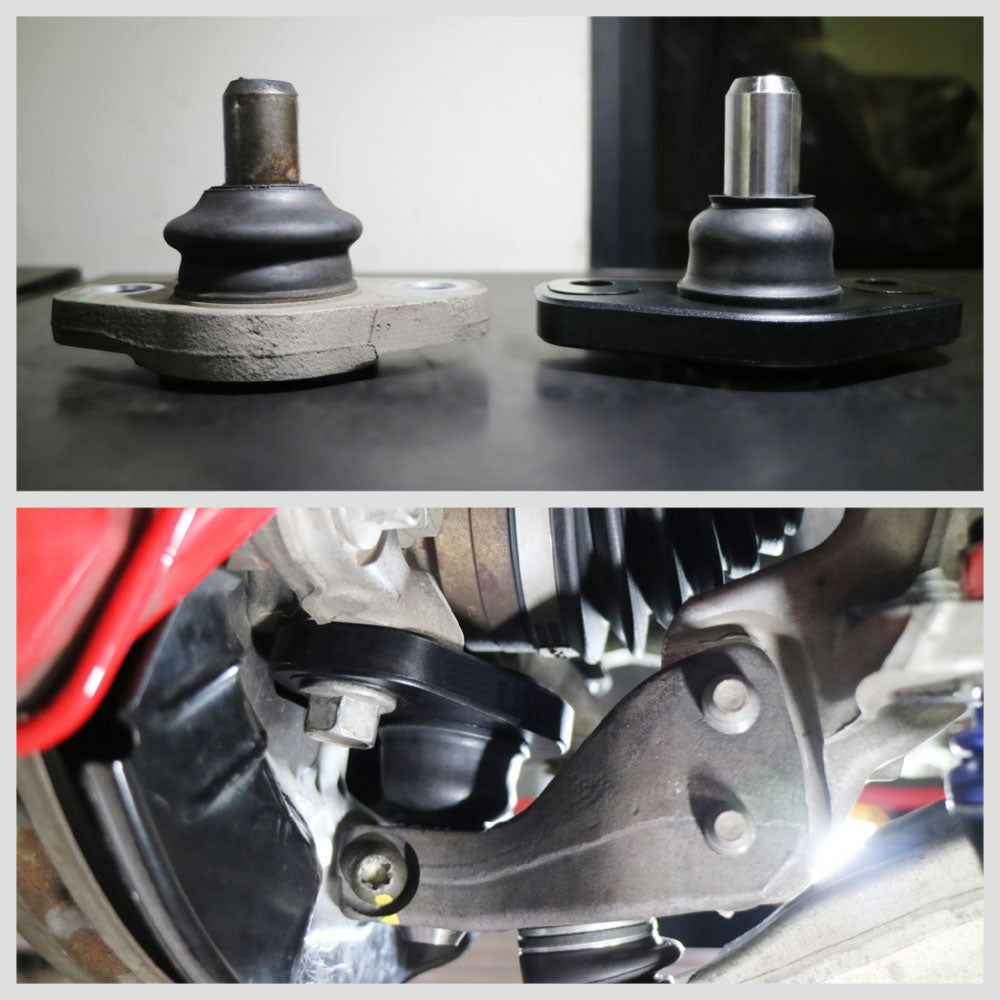 Megan Racing Black Front Camber Adjustable For 17-20 Honda Civic Type-R FK8 MRS-HA-1750
