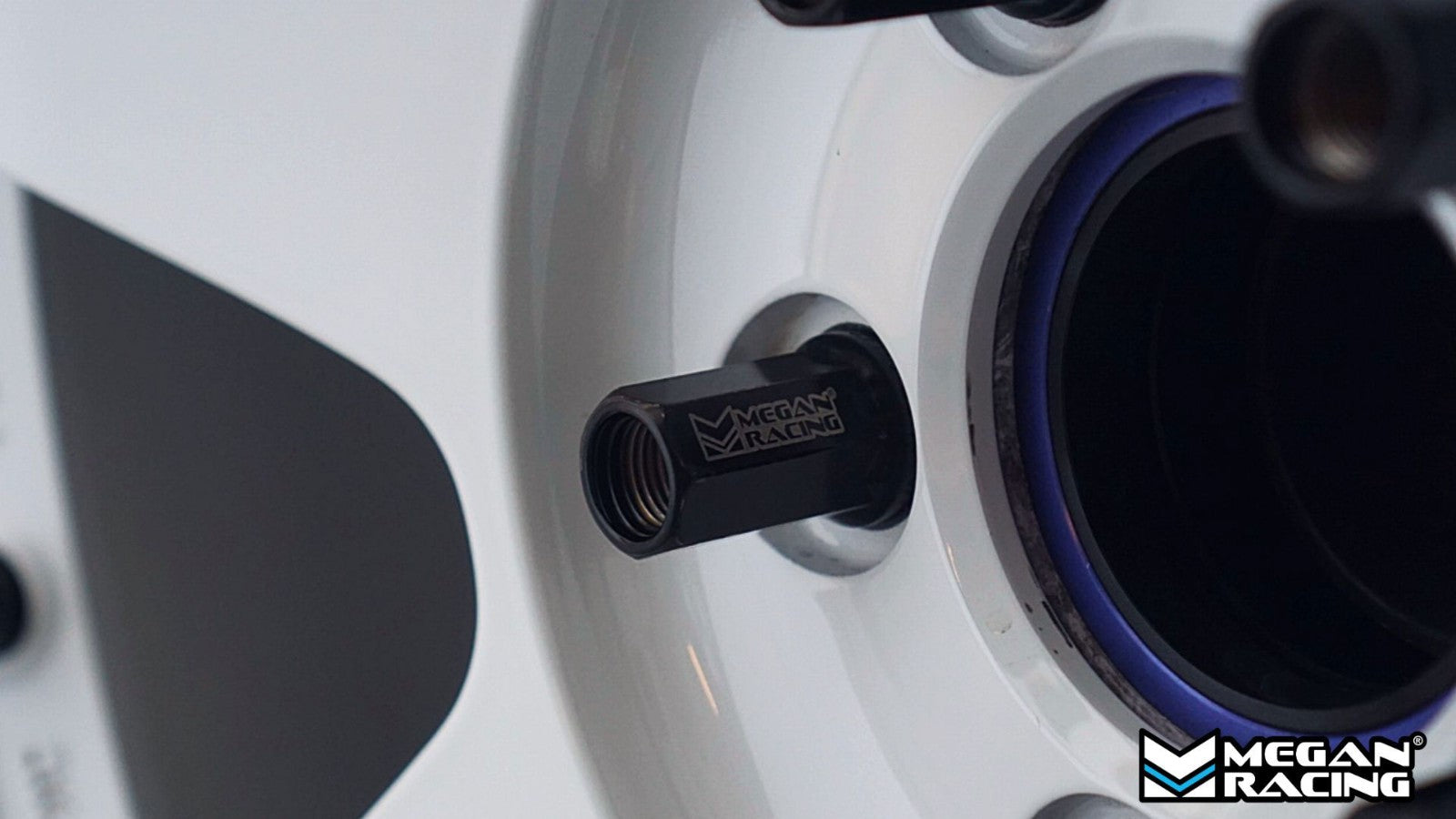 MRS-LN-7M12125-O-B Megan Black Lug Nut Conical Seat M12 x 1.25 MRS-LN-7M12125-O-B