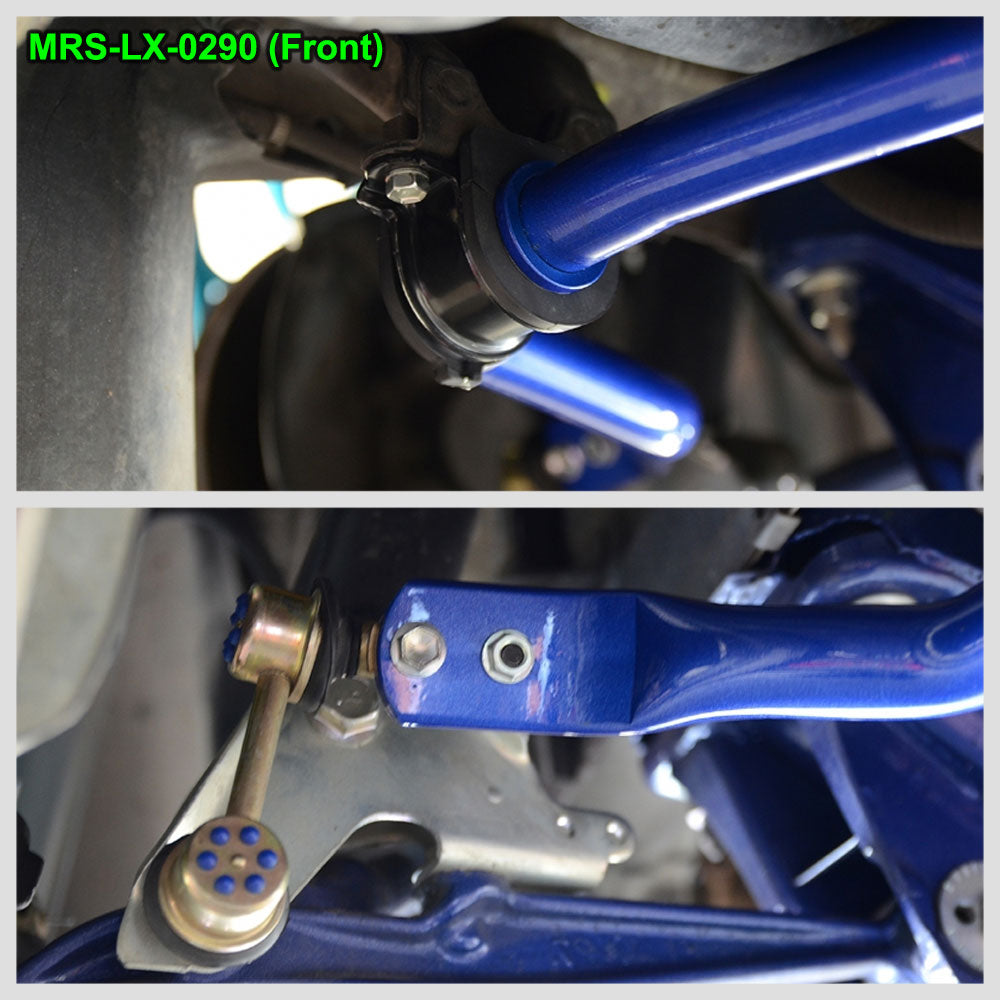 Megan Racing Blue Front & Rear Sway Bar w/Bushing For 98-05 GS300/GS400/GS430 MRS-LX-0290 MRS-LX-0291