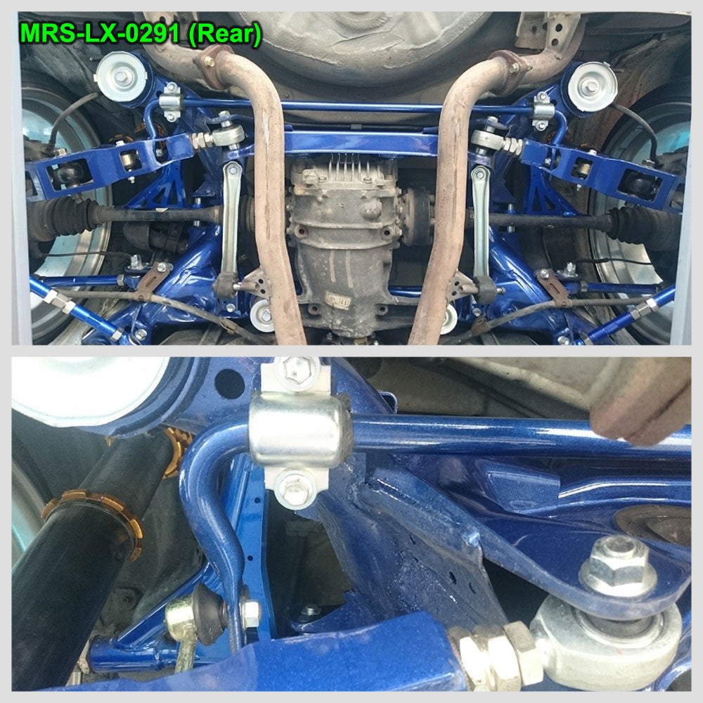 Megan Racing Blue Front & Rear Sway Bar w/Bushing For 98-05 GS300/GS400/GS430 MRS-LX-0290 MRS-LX-0291