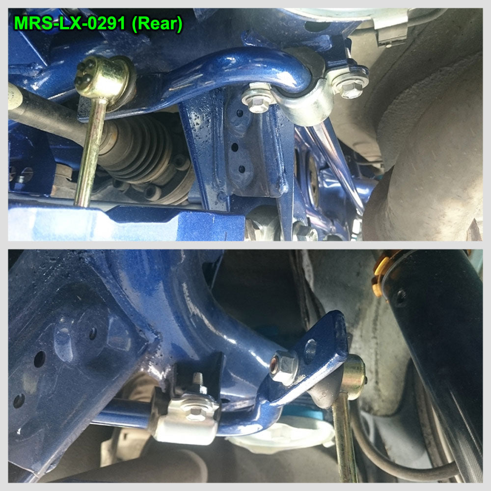 Megan Racing Blue Front & Rear Sway Bar w/Bushing For 98-05 GS300/GS400/GS430 MRS-LX-0290 MRS-LX-0291