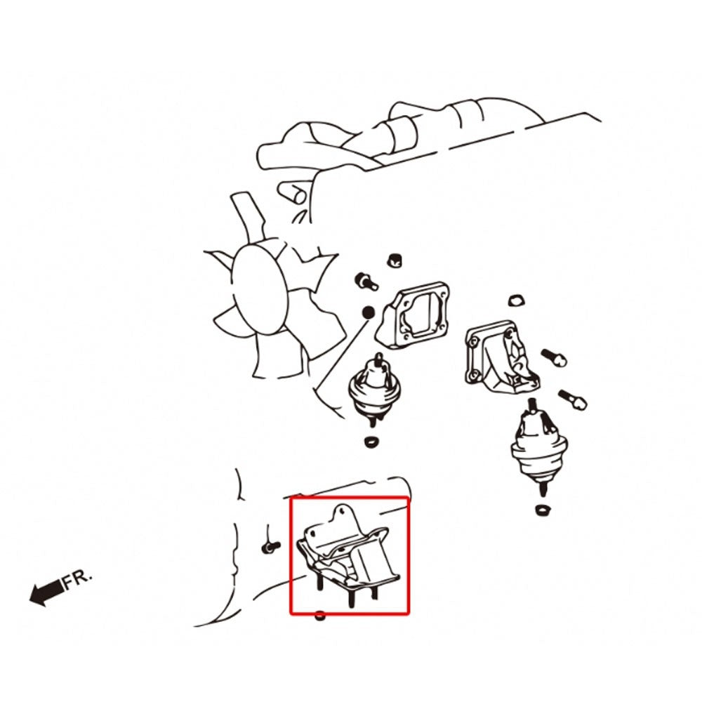 MRS-LX-0340+MRS-TY-1441 Megan Engine & Transmission Mount For 01-05 IS300 3.0L V6 2JZ-GE 5-Speed Manual