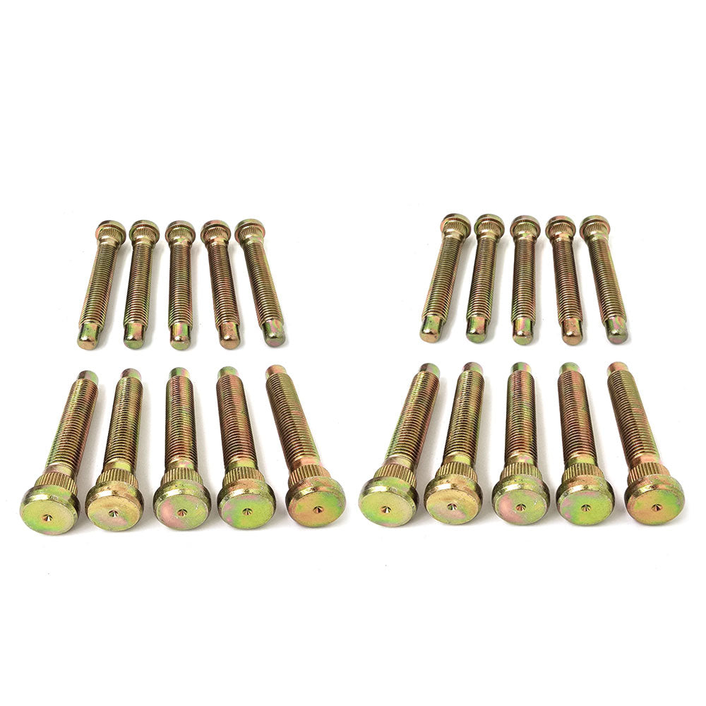 Megan 20PCs Gold Front/Rear Extended Wheel Studs For 03-08 Lancer Evolution 8/9-Car & Truck MRS-MT-0690