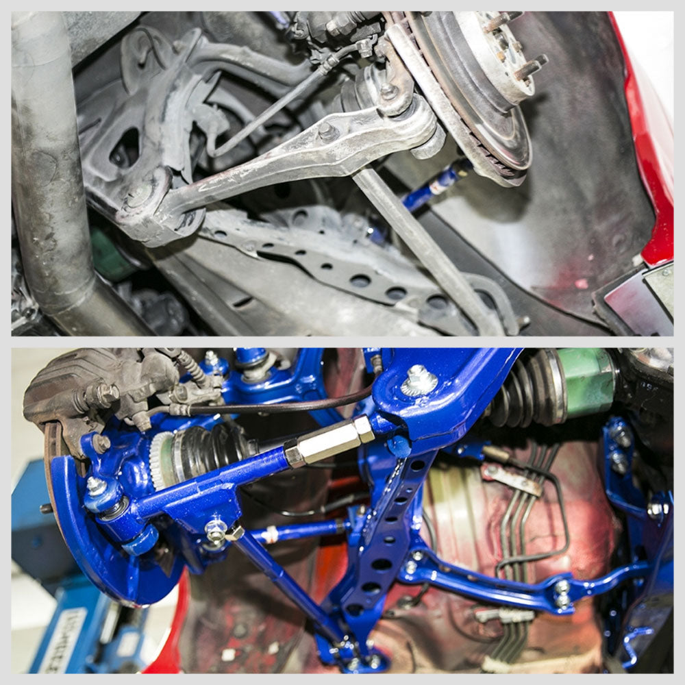 Megan Racing Blue Rear Lower Camber Arm For 93-97 Mazda RX-7 (FD3S) MRS-MZ-1310