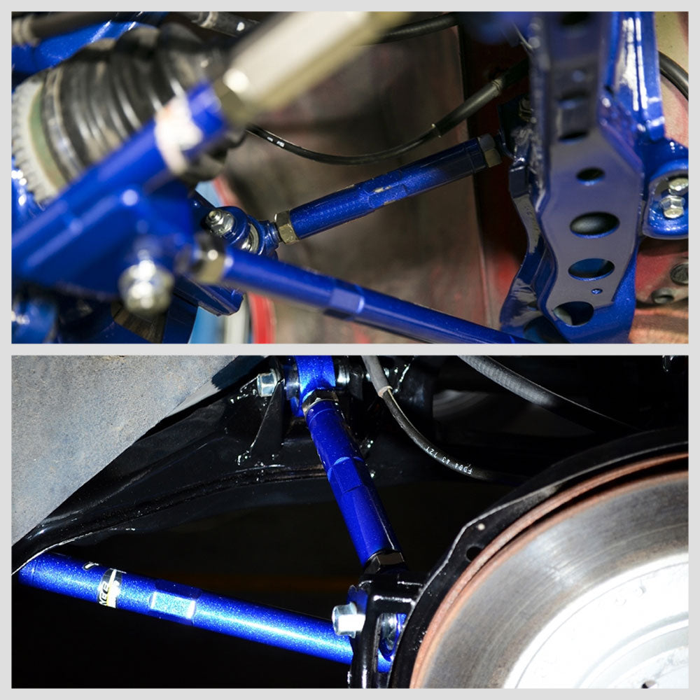 Megan Racing Blue Rear Toe Control Arm For 93-95 Mazda RX-7 FD MRS-MZ-1370