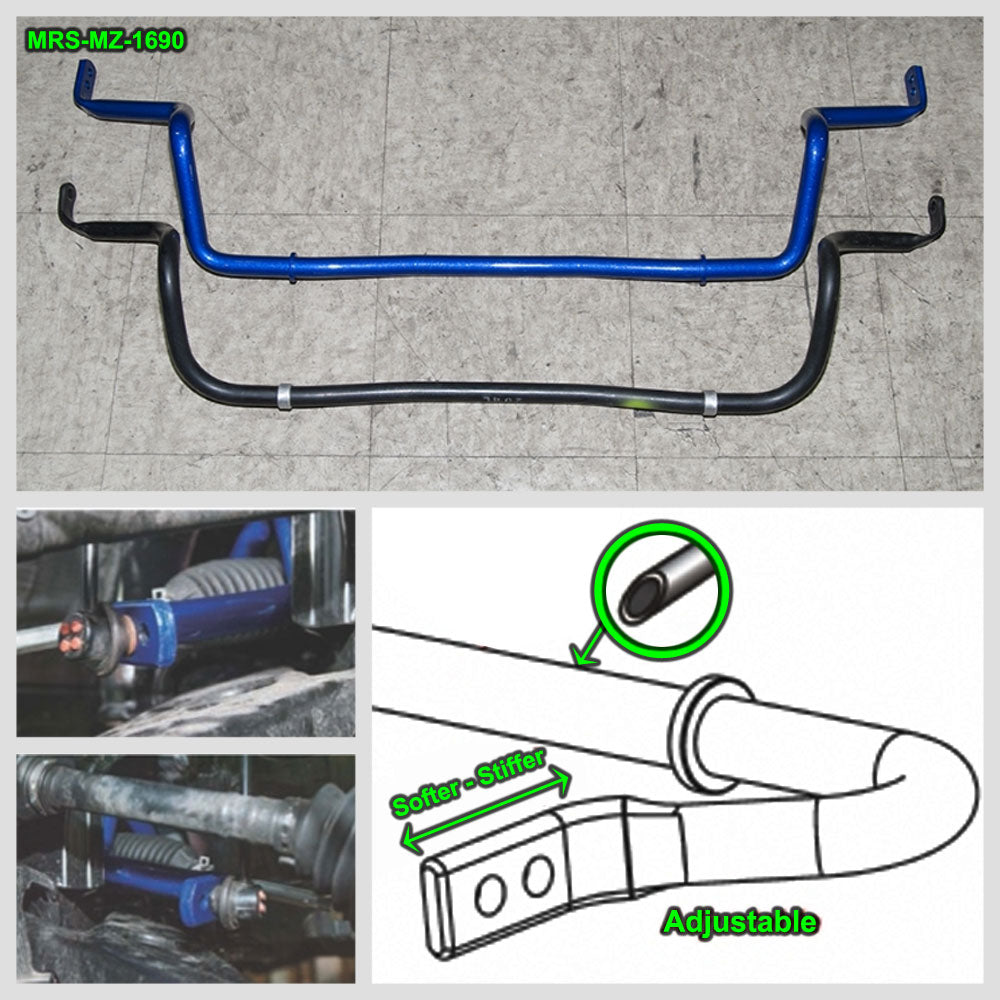 Megan Racing Blue Steel Front+Rear Sway Bar For 13-17 Mazda CX-5 KE AWD/FWD MRS-MZ-1690 MRS-MZ-1691