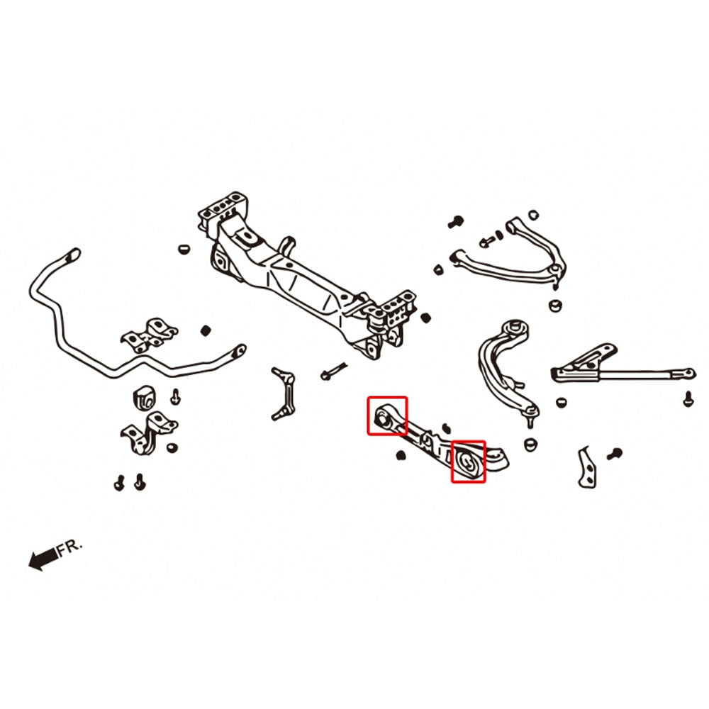 Megan Front Lower Control Arm Bushing Bearing 03-09 Nissan 350Z G35 MRS-NS-0300-V2