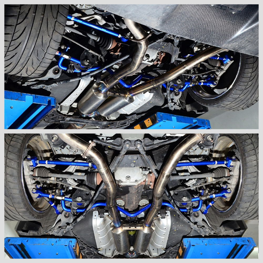 Megan Front+Rear Adjustable Sway Bar w/Bushing For Infiniti G35 G37 Q40 RWD (V36) / 08-21 Nissan 370Z (Z34)