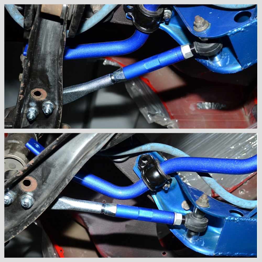 Megan Racing Blue Front Tension Rods For Nissan S13/Z32/Skyline R32 RWD MRS-NS-1781