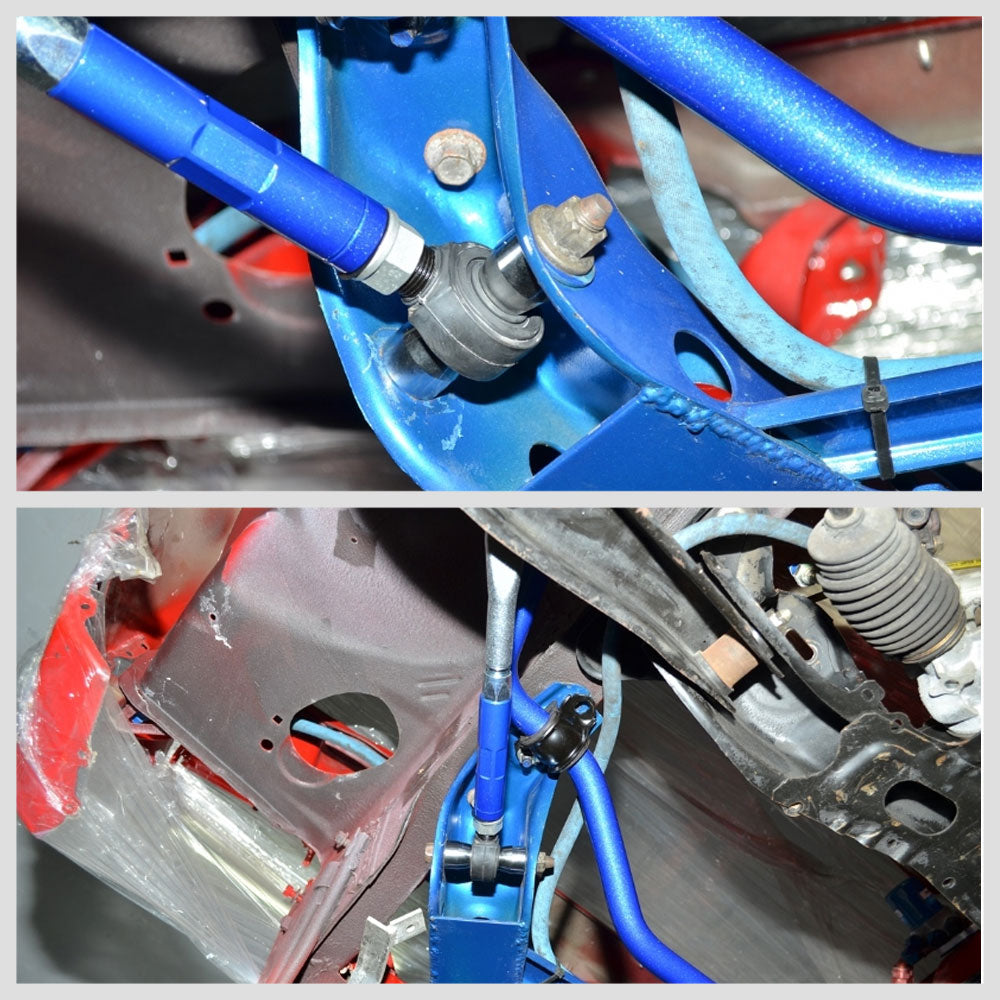 Megan Racing Blue Front Tension Rods For Nissan S13/Z32/Skyline R32 RWD MRS-NS-1781