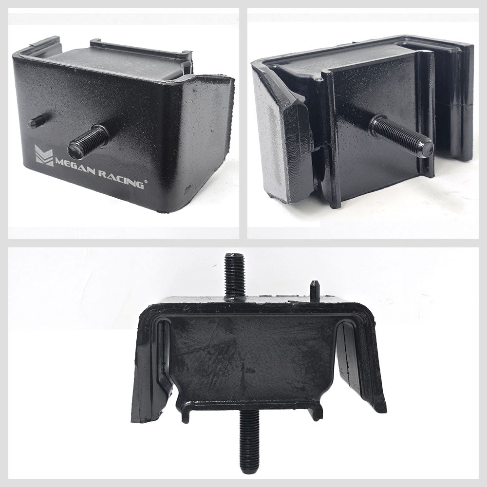 Megan Racing Black Front Engine Mount For 89-02 Skyline GTR R32 R33 R34 2WD/4WD MRS-NS-2040 11220-01U00, 11220-01U01, 11220-AA400, 11220-RS580