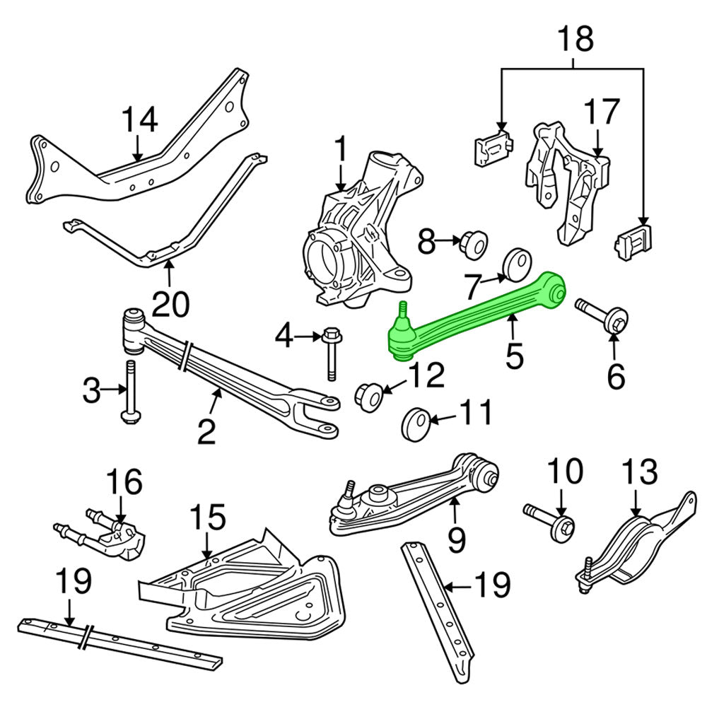 Megan Racing Blue Rear Toe Control Arm For Boxster 987 Cayman 987 911 996 / 997 MRS-PC-0470