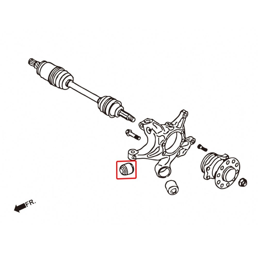Megan MRS-SC-0607 Front Lower Arm Bushing (Small Pillowball)
