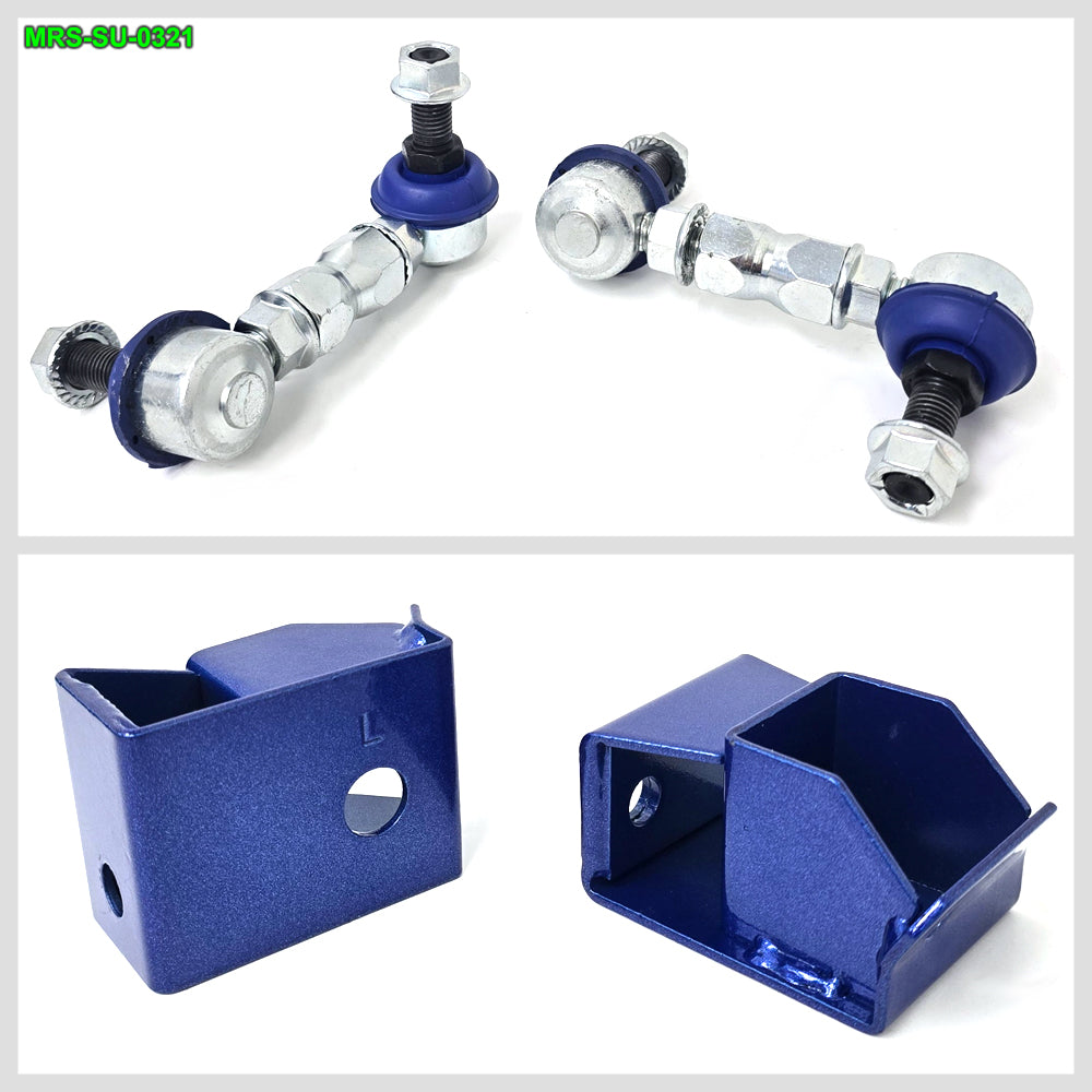 Megan Rear Wheel Lateral+Tailing Arm (Pillowball) For 95-07 Subaru Impreza GC GD MRS-SU-0320, MRS-SU-0321, MRS-SU-0322